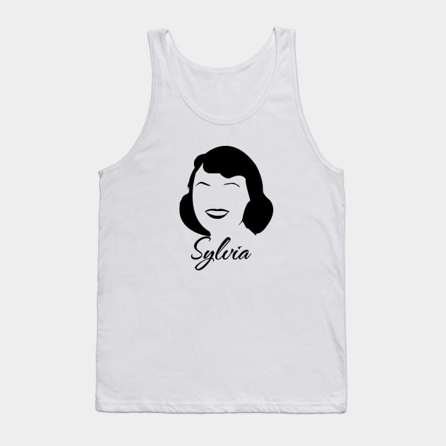 Sylvia Plath Tank Top by PoetandChef